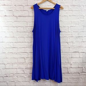 Old Navy Blue Tank Swing Dress XXL
